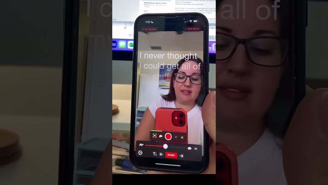 This is my favorite teleprompter app 🤳🏻#workfromhome #video