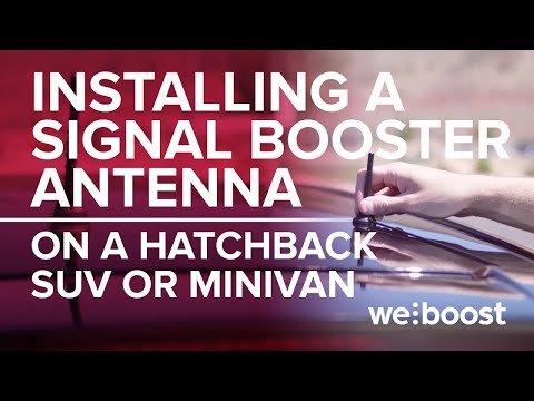 Mounting A Signal Booster Antenna On A Hatchback, SUV or Minivan | weBoost