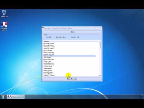 Generate Random French Names Software