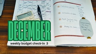 weekly budget check-in (Dec 14-20)