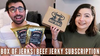 Box of Jerks April 2021 | Beef Jerky Subscription Box | Unboxing & Taste Test