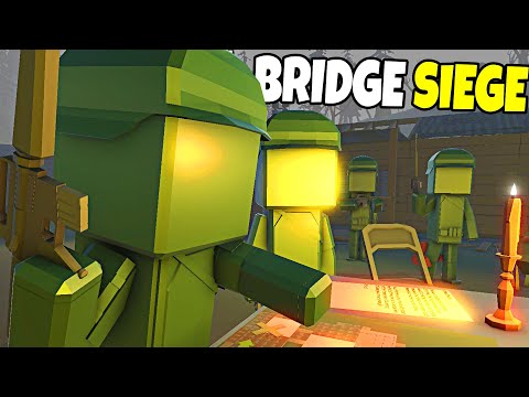Green ARMY MEN Siege of BRIDGE Fortress...