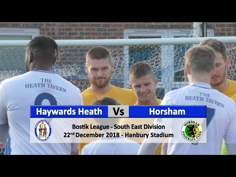Haywards Heath Town vs Horsham - 22nd December 2018