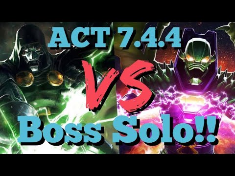 MCOC - ACT 7.4.4 - Dr. Doom VS Annihilus - Boss Solo!!