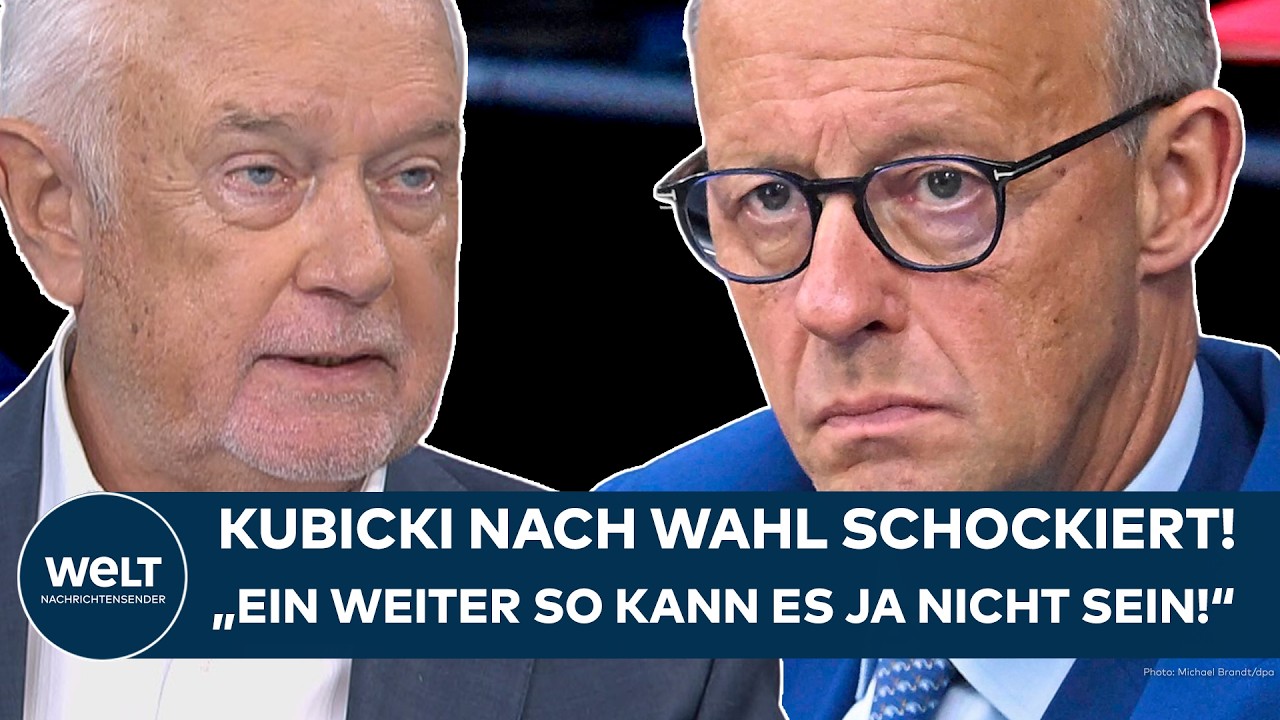 KUBICKI SCHOCKIERT: "Ein weiter so kann es ja nicht sein!"  - Knallharte Ansage nach Wahl-Niederlage