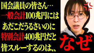 【さとうさおりvs財務省】特別会計の血税400兆円を貪る特殊法人34団体と○○議員の正体とは…【日本は官僚制社会主義国家】