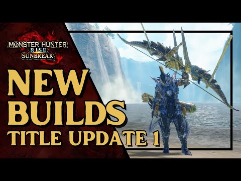 [MHR SUNBREAK] Endgame Elemental Bow Builds - Title Update 1 (Qurio Crafting)