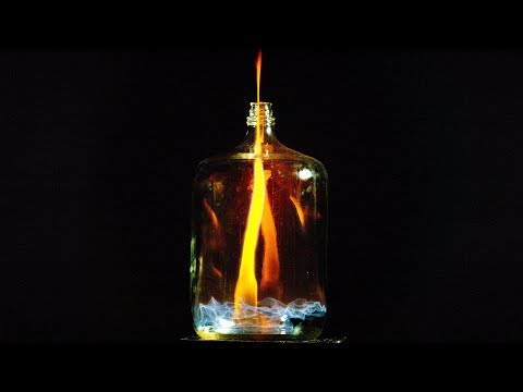Fire Tornado in a Bottle in 4k Slow Motion - BTS Warped Perception