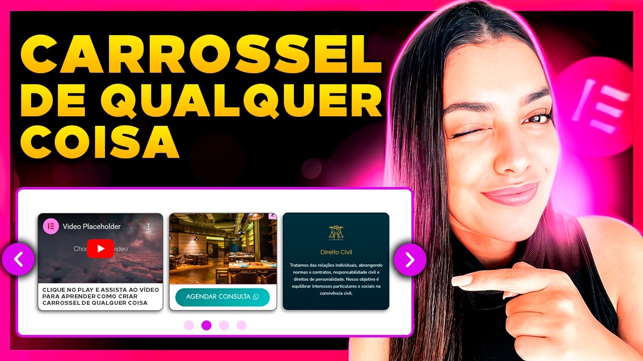 Carrossel Elementor: Como Criar um Carrossel de QUALQUER COISA no Elementor Pro [Qualquer Widget]