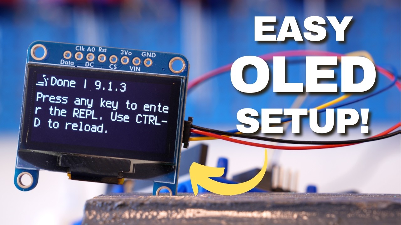 SSD1306 OLED Screen in CircuitPython: Step-by-Step Wiring & Programming Guide