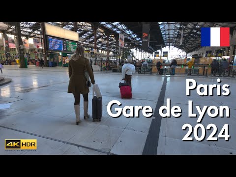 Paris 🇫🇷 Gare de Lyon (4K HDR)