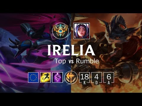 Irelia Top vs Rumble - EUW Master Patch 8.24