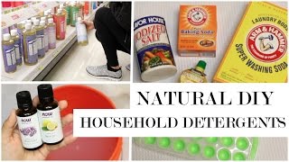 Natural Homemade Detergents | Easy Spring Cleaning DIYs