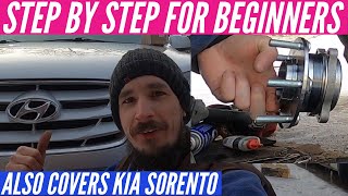 Santa Fe Front Wheel Bearing Replacement