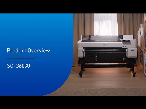 Epson SureColor G6030 Tutorial Video: Product Overview