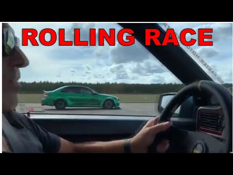 Rolling Race #22 | Volvo 850 T5 (543whp) vs Mercedes C63 AMG (457ps)