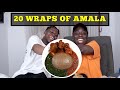 Finishing 20 wraps of Amala in 15 minutes!  (WORLD RECORD)