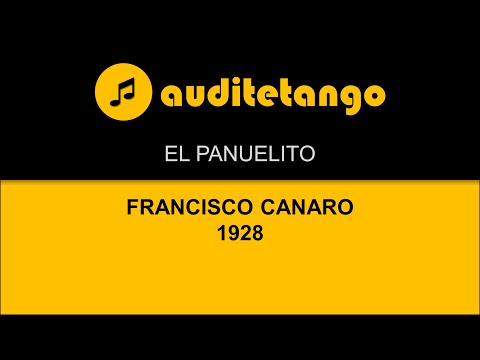 EL PANUELITO - FRANCISCO CANARO - 1928 - TANGO STRUMENTALE