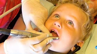 Two Year Old is a champ at the Dentist - Has 1 Cavity