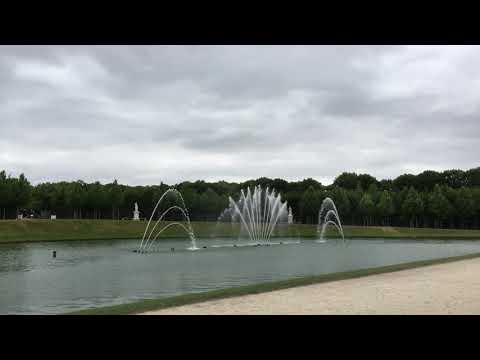 Fountain show at the Palace of Versailles on Bastille Day 2019