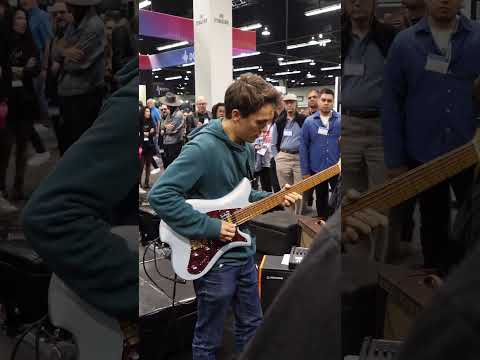 Matteo Mancuso Performing at NAMM 2023