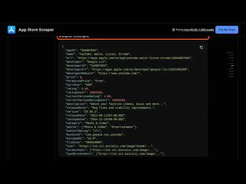 App Store Scraper Apify Actor Walkthrough
