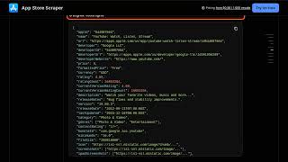 App Store Scraper — Apify Actor Walkthrough