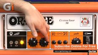 Video thumbnail for Orange Custom Shop CS50 Amp Review With Tom Quayle | Guitar Interactive Magazine by Guitar Interactive Magazine