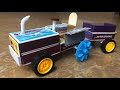 How To Make A Toy Mini Tractor With Matchboxes DIY HTH Tech