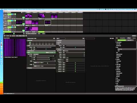Resolume Arena 4 - Effects and How to use them.