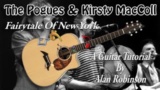 Fairytale Of New York - The Pogues & Kirsty MacColl - Acoustic Guitar Lesson