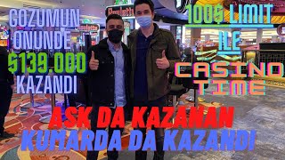 $100 Limit ile Kumara Gittik | $139.000 Kazandi |Amerikada Casino Gizli Cekim| N