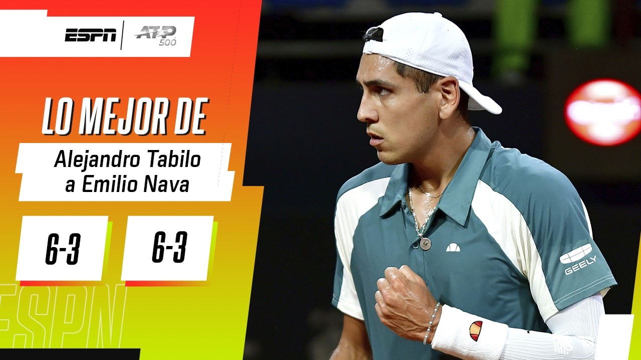 EL CHILENO TABILO BARRIÓ A NAVA Y SE METIÓ EN LA SEGUNDA RONDA DEL ATP DE RÍO DE JANEIRO | RESUMEN