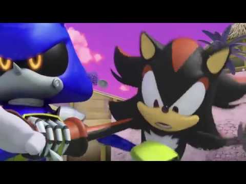 Sonic and Shadow vs Metal Sonic in 60 FPS
