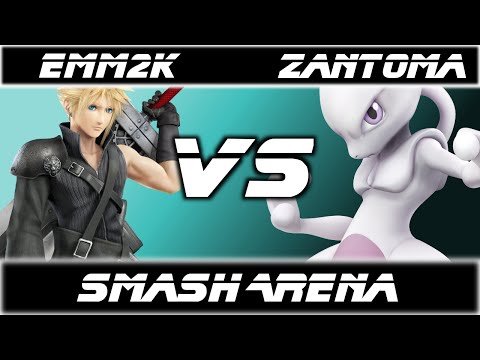 Smash Arena - Emm2K (Cloud) vs. Lvl^ Zantoma (Mewtwo) - Smash 4 - Wii U