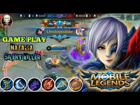 Natalia Non Stop Roaming & Ganking || Mobile Legends Bang Bang