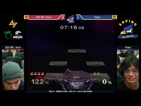 Saving Mr. Lombardi  - DCG WC | Kurv (Luigi) VS Franz (Dr. Mario) - SSBM - Pools Winners Semis