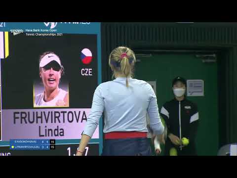 Tennis in Korea - Linda Fruhvirtová vs Ekaterina Kazionova