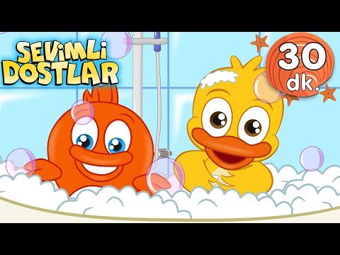 Bıcı Bıcı banyo şarkısı ile Sevimli Dostlar Bebek Şarkıları |Adisebaba Kids Songs and Nursery Rhymes