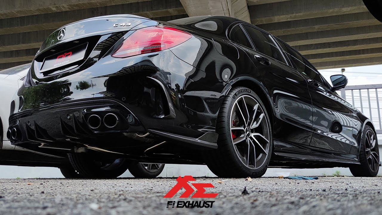 MERCEDES AMG C43 FI EXHAUST | V6 SYMPHONY