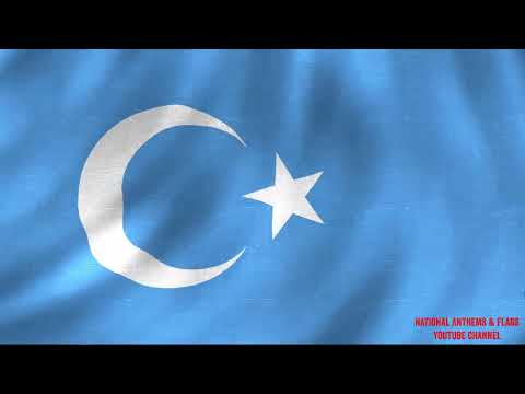 East Turkestan National Anthem Qurtuluş Marşi (vocal) شەرقىي تۈركىستان دۆلەت شېئىرى  东突厥斯坦国歌
