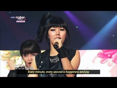 D-UNIT - Thank You (2013.05.04) [Music Bank w/ Eng Lyrics]