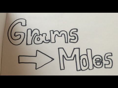 How To: Convert From Grams To Moles (w/ practice problems)