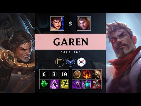 Garen Top vs Jayce - KR Diamond Patch 25.13