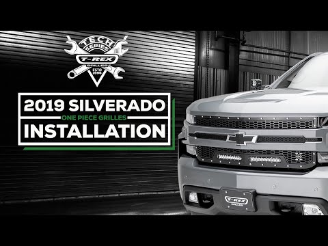 2019 Silverado 1500 T-REX Main Replacement Grilles Installation