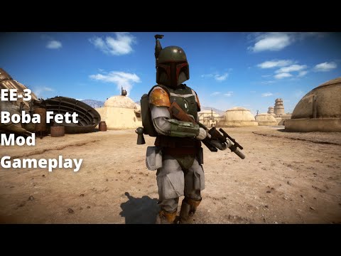 Star Wars Battlefront II - EE-3 Boba Fett Mod Gameplay (Empire Strikes Back)