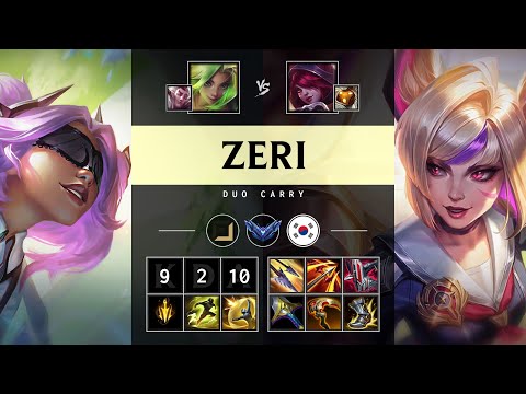Zeri ADC vs Xayah - KR Diamond Patch 25.06