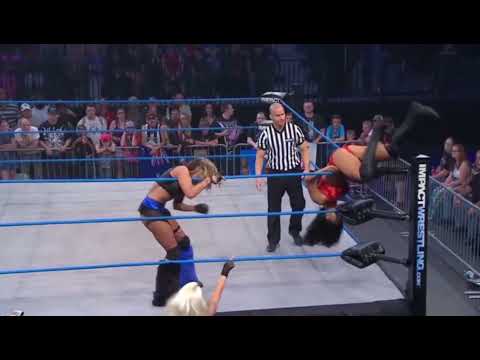 Women's low blow complication -Gail Kim 