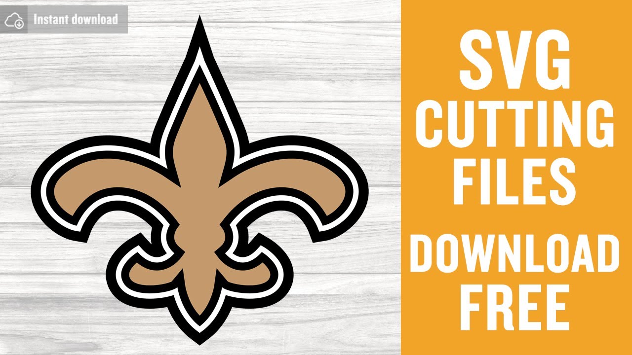Saints Logo Svg Free Cut File for Cricut