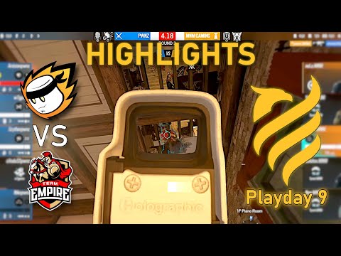 ONE POINT NEEDED! MnM vs PWNZ (Empire) - HIGHLIGHTS - Playday 9 - EUL 2022 Stage 2 - R6 Esport